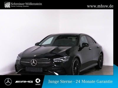 Metalliclack kosmosschwarz Gebraucht 2025 Mercedes CLA200 AMG Coupé | 37.390 € (Fairer Preis)