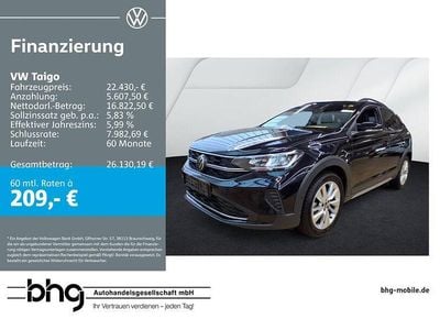 Gebraucht VW Taigo Life 116 PS (85 kW) 2025 Deep black perleffekt SUV