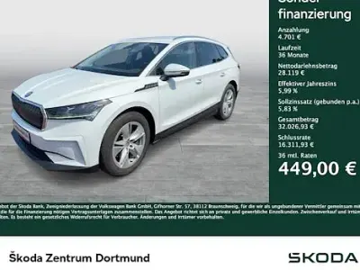 Gebraucht Skoda Enyaq iV Loft 194 kW (265 PS) 2023 Moonweiß perleffekt SUV
