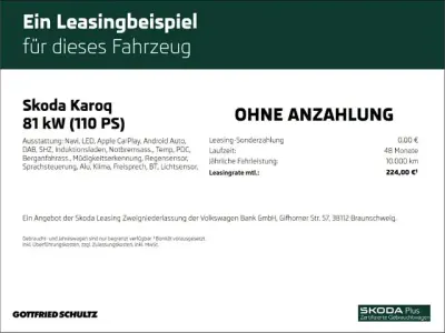 Gebraucht Skoda Karoq Ambition 110 PS (80 kW) 2022 Schwarz SUV
