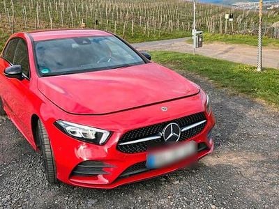 Usata Mercedes A180 AMG 136 CV (100 kW) 2018 Rosso Berlina