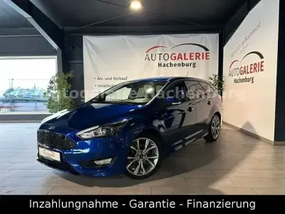 Brugt Ford Focus ST-Line 182 HK (133 kW) 2018 Blå Stationcar