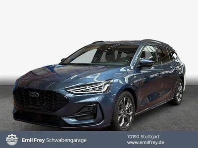 Gebraucht Ford Focus ST-Line X 125 PS (91 kW) 2023 Chrome blue metallic Kombi