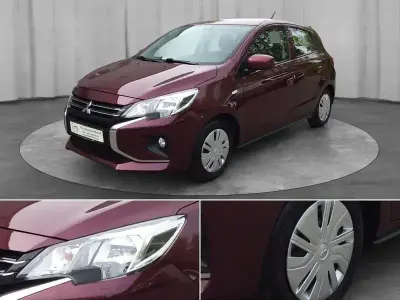 Begagnad Mitsubishi Space Star Spirit 71 HK (52 kW) 2021 Röd Halvkombi