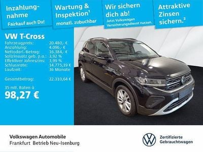 Schwarz Gebraucht 2025 VW T-Cross Goal SUV | 20.480 € (Fairer Preis)