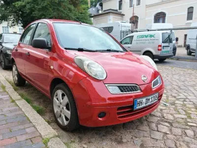 Gebraucht Nissan Micra 65 PS (47 kW) 2009 Rot Kleinwagen