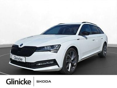 Gebraucht Skoda Superb SportLine 200 PS (147 kW) 2021 Moonweiß metallic met. Kombi