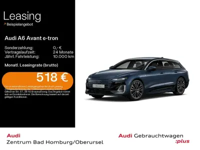 Gebraucht Audi A6 e-tron S-Line 269 kW (367 PS) 2025 Plasmablau metallic Kombi