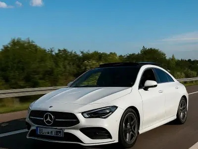 Brugt Mercedes CLA200 AMG 163 HK (119 kW) 2024 Hvid Coupe
