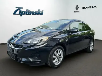 Używany Opel Corsa drive 90 KM (66 kW) 2016 Czarny Hatchback