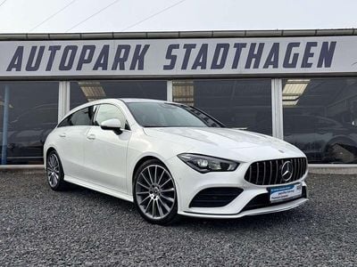 Second-hand Mercedes CLA180 AMG line 136 CP (100 kW) 2020 Alb Berlinǎ