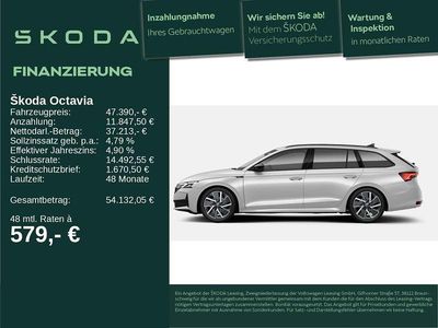 Moonweiß perleffekt Neu 2025 Skoda Octavia SportLine Kombi | 47.390 €