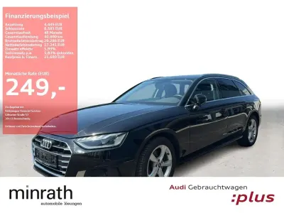 Gebraucht Audi A4 Advanced 163 PS (119 kW) 2022 Brillantschwarz Kombi