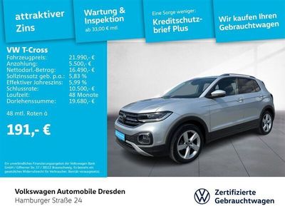 Reflexsilber metallic Gebraucht 2023 VW T-Cross Style SUV | 22.490 € (Fairer Preis)