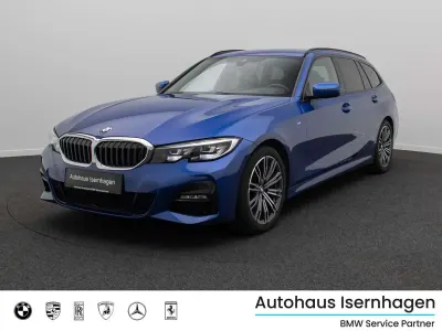 Gebraucht BMW 320 M Sport 184 PS (135 kW) 2022 M portimao blau  c31 Kombi