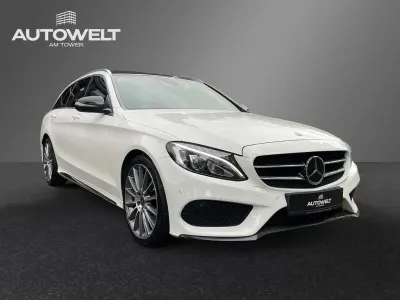 Gebraucht Mercedes C250 AMG 211 PS (155 kW) 2018 Weiß Limousine