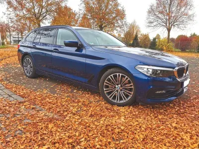 Usata BMW 530 Sport Line 265 CV (194 kW) 2017 Blu Station wagon