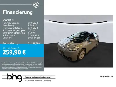 Brugt VW ID.3 Pro 107 kW (146 HK) 2022 Grå Hatchback