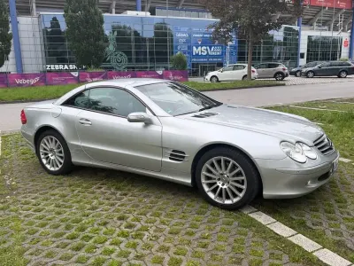 Gebraucht Mercedes SL350 245 PS (180 kW) 2003 Silber Cabrio