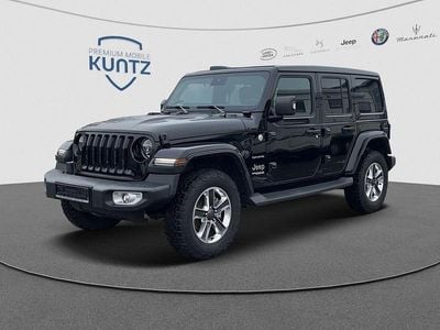 Black clear coat Gebraucht 2021 Jeep Wrangler Unlimited Sahara SUV | 47.357 € (Etwas zu teuer)