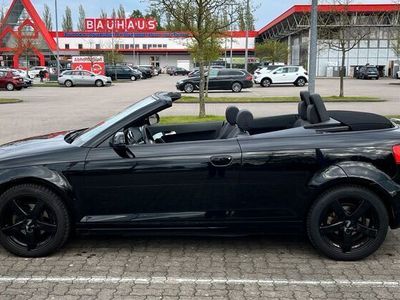 gebraucht Audi A3 Cabriolet schwarz 17 Zoll