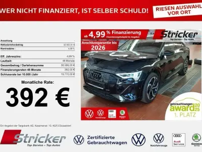 Second-hand Audi e-tron Sportback S-Line 300 kW (408 CP) 2021 Negru SUV