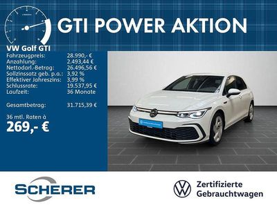 Gebraucht VW Golf VIII GTI 245 PS (180 kW) 2024 Pure white Limousine