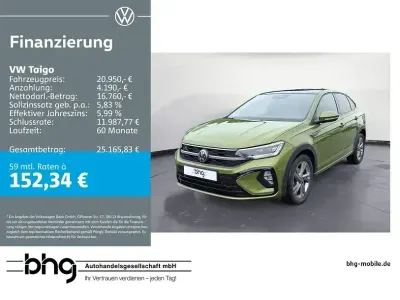 Brugt VW Taigo R-line 150 HK (110 kW) 2023 Grøn SUV