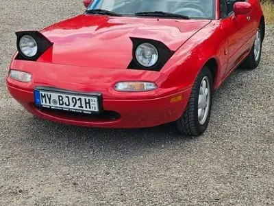 Gebraucht Mazda MX5 116 PS (85 kW) 1991 Rot Cabrio