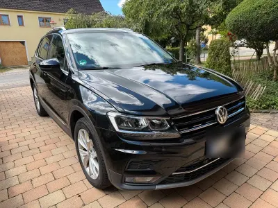 Gebraucht VW Tiguan Highline 150 PS (110 kW) 2018 Schwarz SUV