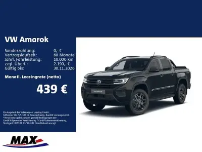 Neu VW Amarok Dark Label 241 PS (177 kW) 2026 Schwarz Pickup