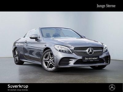 Usata Mercedes C220 AMG 194 CV (142 kW) 2020 Grigio Cabrio