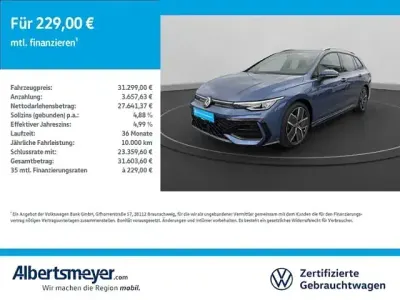 Usata VW Golf VIII R-line 110 CV (80 kW) 2024 Blu Station wagon