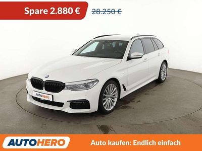 Gebraucht BMW 520 M Sport 190 PS (139 kW) 2018 Alpinweiss iii Kombi