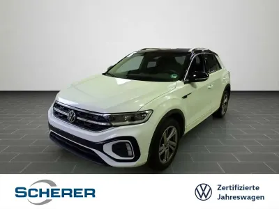 Gebraucht VW T-Roc Cabriolet R-line 150 PS (110 kW) 2025 Pure white schwarz SUV