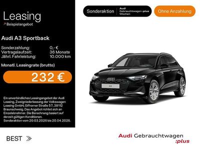 Gebraucht Audi A3 Advanced 116 PS (85 kW) 2025 Mythosschwarz metallic Limousine