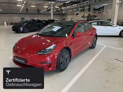 Rot Gebraucht 2021 Tesla Model 3 Long Range AWD Limousine | 28.200 € (Fairer Preis)