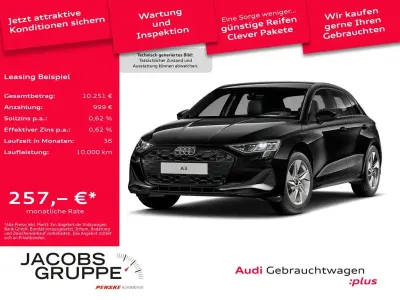 Gebraucht Audi A3 Advanced 150 PS (110 kW) 2025 Schwarz Limousine