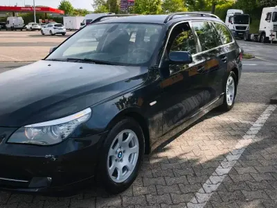 Brugt BMW 525 197 HK (144 kW) 2007 Blå Stationcar