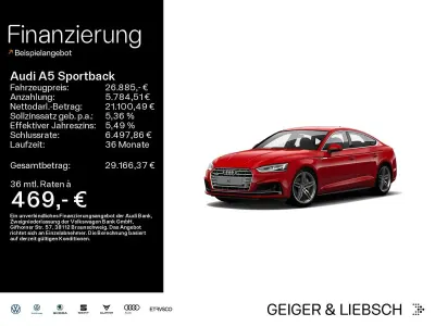 Gebraucht Audi A5 S-Line 252 PS (185 kW) 2017 Tangorot metallic Coupé