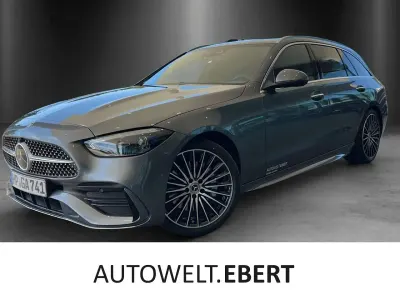Gebraucht Mercedes C220 AMG 200 PS (147 kW) 2024 Lack selenitgrau Kombi