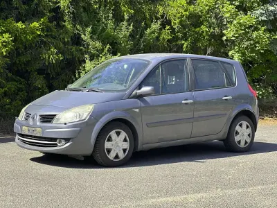 Gebraucht Renault Scénic II Exception 131 PS (96 kW) 2008 Stahlgrau Van / Kleinbus