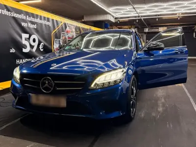 Gebraucht Mercedes C180 156 PS (114 kW) 2019 Blau Kombi
