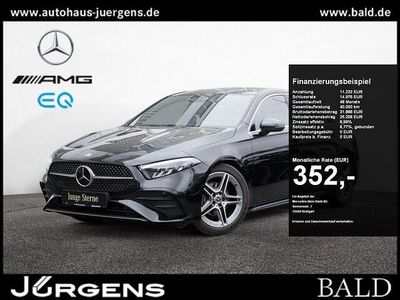 Gebraucht Mercedes A200 AMG 163 PS (119 kW) 2024 Schwarz metalliclack kosmosschwarz Limousine