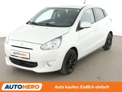 Gebraucht Mitsubishi Space Star Basis 80 PS (58 kW) 2016 Weiß Kleinwagen