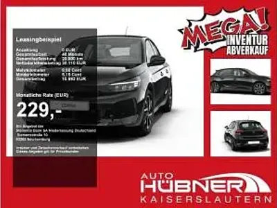 Neu Opel Corsa 110 PS (80 kW) 2026 Schwarz (karbon schwarz) Kleinwagen