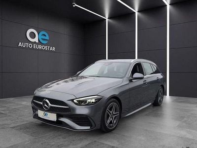 Gebraucht Mercedes C220 AMG line 220 PS (161 kW) 2021 Selenitgrau Kombi