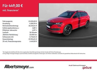 Usata Skoda Karoq SportLine 190 CV (139 kW) 2019 Rosso SUV