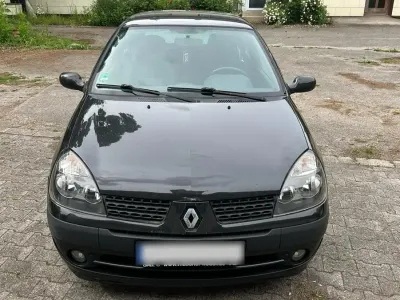 Gebraucht Renault Clio 2003 Schwarz Kleinwagen