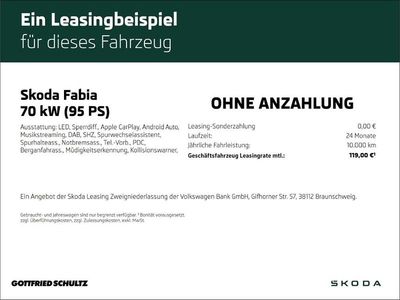 Schwarz Neu 2025 Skoda Fabia Essence Limousine | 19.990 € (Fairer Preis)